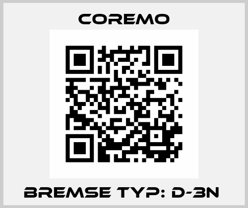 Bremse Typ: D-3N  Coremo