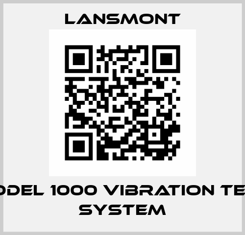Model 1000 Vibration Test System Lansmont