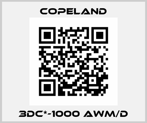3DC*-1000 AWM/D Copeland