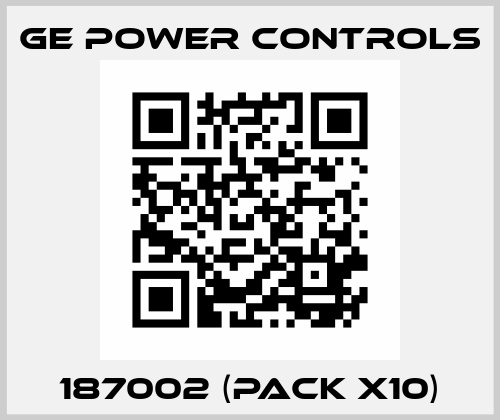 187002 (pack x10) GE Power Controls