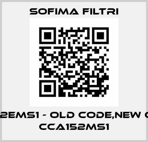CA152EMS1 - old code,new code CCA152MS1 Sofima Filtri