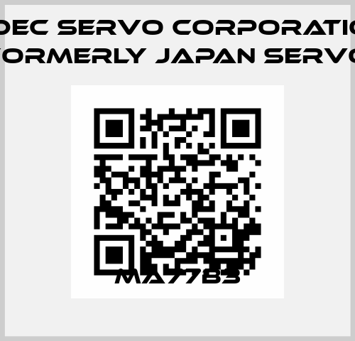 MA77B3 Nidec Servo Corporation (formerly Japan Servo)