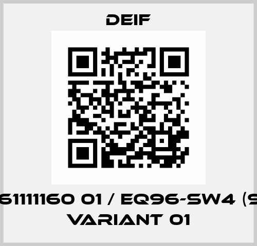 2961111160 01 / EQ96-sw4 (90°) Variant 01 Deif