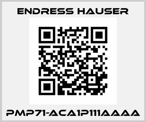 PMP71-ACA1P111AAAA Endress Hauser