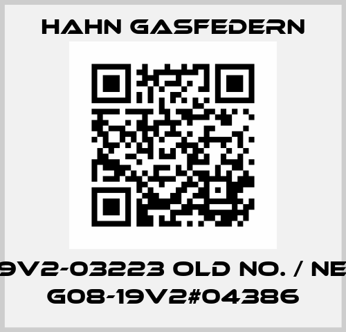G08-19V2-03223 old No. / new No. G08-19V2#04386 Hahn Gasfedern