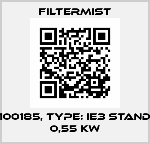 P/N: 100185, Type: IE3 Standard 0,55 kW Filtermist