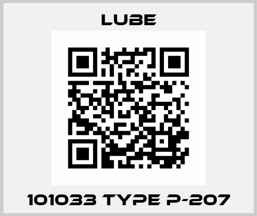 101033 Type P-207 Lube