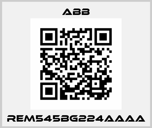 REM545BG224AAAA ABB