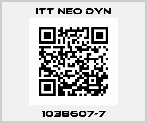 1038607-7 itt Neodyn