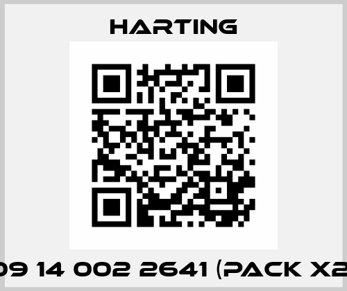 09 14 002 2641 (pack x2) Harting