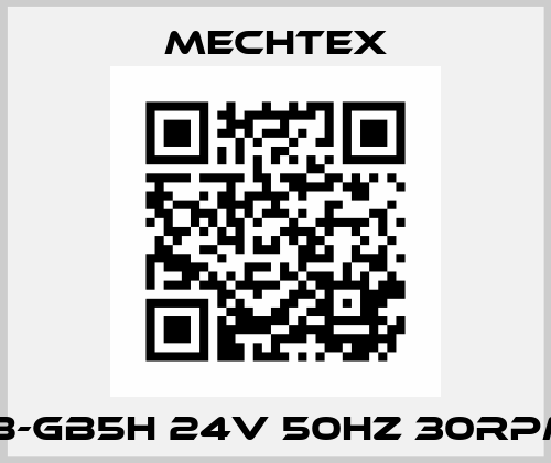 MT6b-GB5H 24V 50Hz 30RPM CW Mechtex