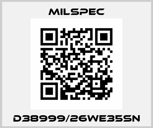 D38999/26WE35SN Milspec