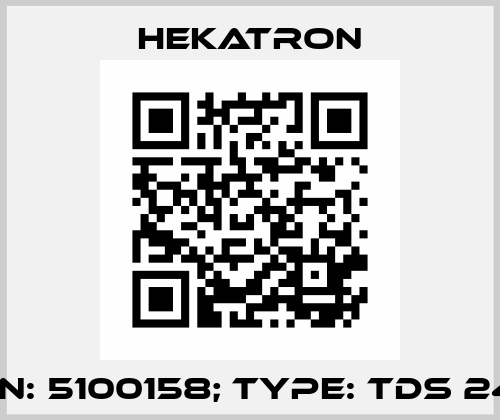 p/n: 5100158; Type: TDS 247 Hekatron