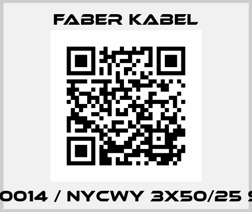080014 / NYCWY 3X50/25 SW Faber Kabel