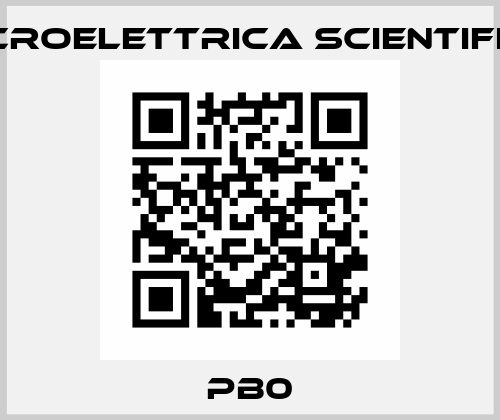 PB0 Microelettrica Scientifica