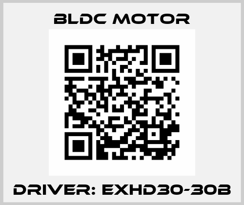 Driver: EXHD30-30B BLDC MOTOR