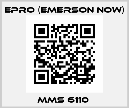 MMS 6110  Epro (Emerson now)