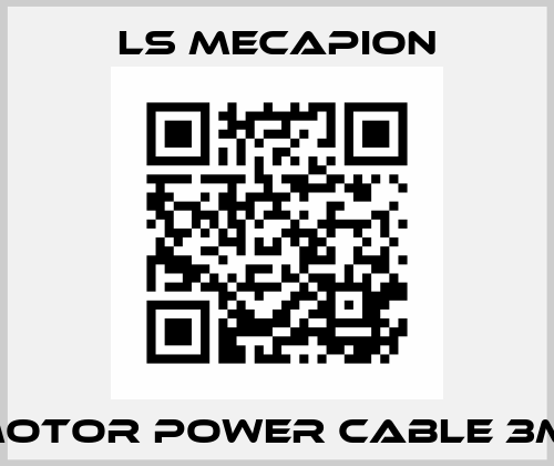 Motor Power Cable 3m  LS Mecapion
