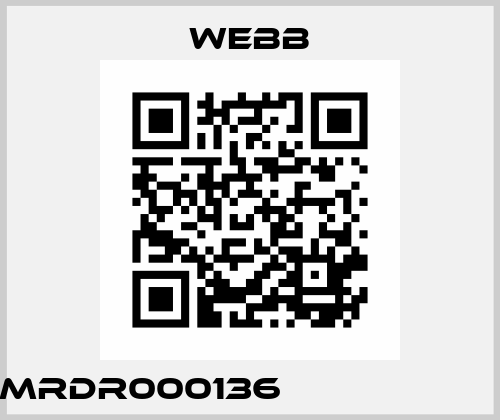 MRDR000136                     webb