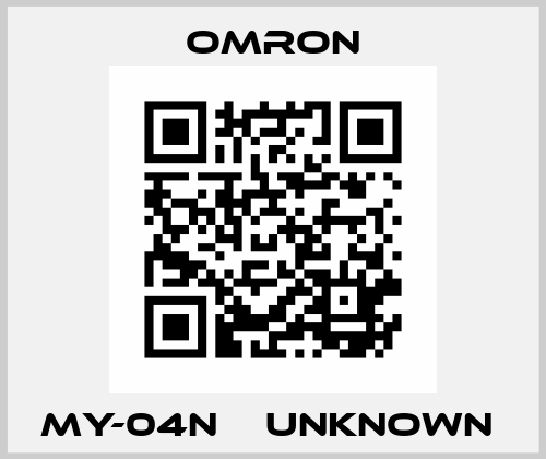 MY-04N    UNKNOWN  Omron