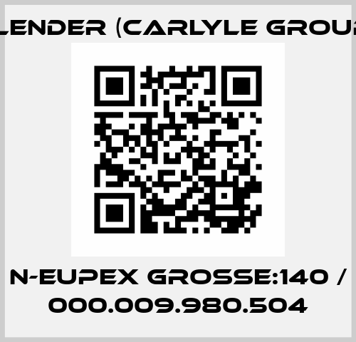N-EUPEX Grosse:140 / 000.009.980.504 Flender (Carlyle Group)