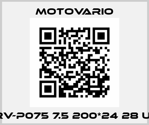 NMRV-P075 7.5 200*24 28 U MV Motovario
