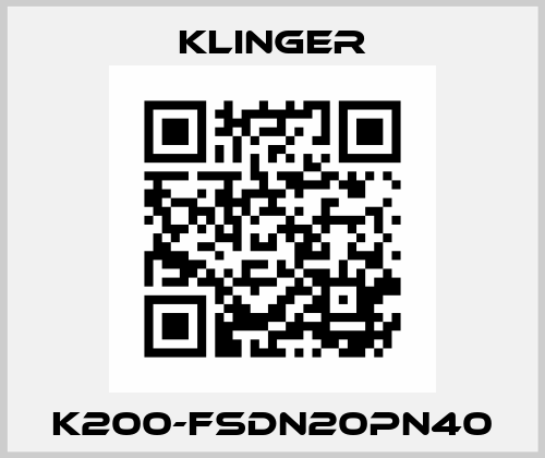 K200-FSDN20PN40 Klinger
