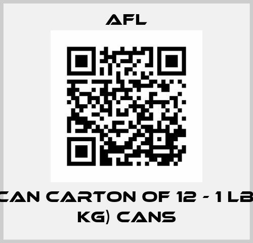 EJC12CAN Carton of 12 - 1 lb. (0.45 kg) cans AFL
