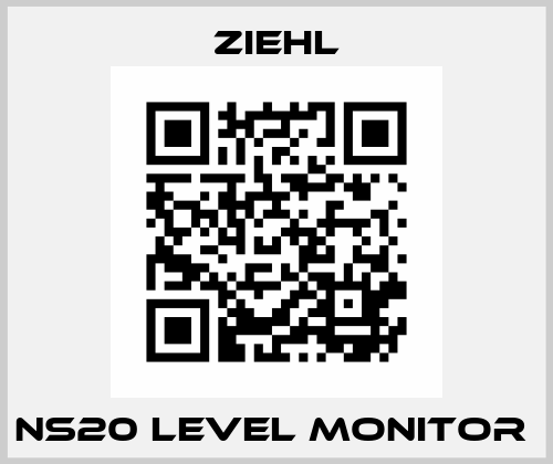 NS20 LEVEL MONITOR  Ziehl