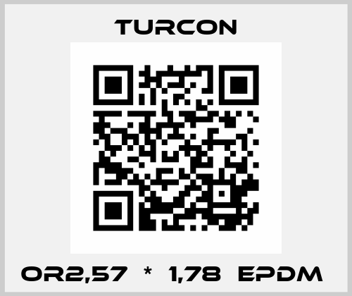 OR2,57  *  1,78  EPDM  Turcon