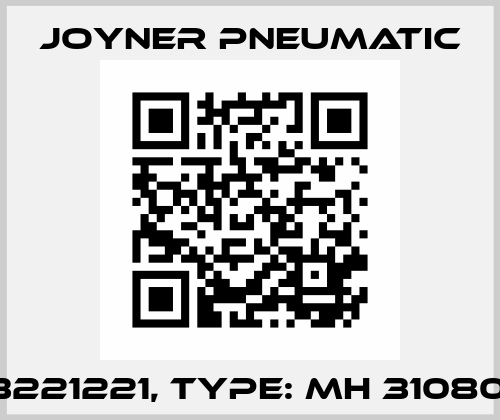 P/N: J3221221, Type: MH 310801 G1/4" Joyner Pneumatic