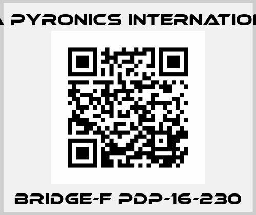 BRIDGE-F PDP-16-230 ESA Pyronics International