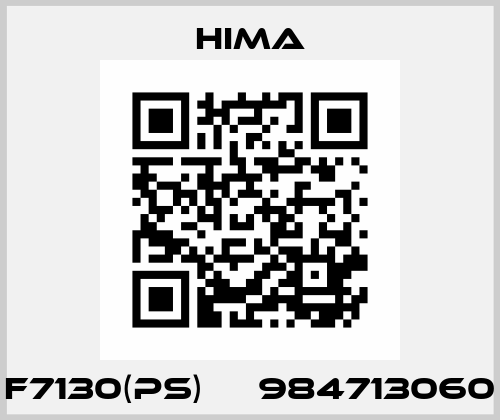 F7130(PS)     984713060 Hima