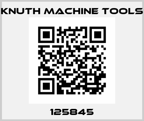 125845 Knuth Machine Tools