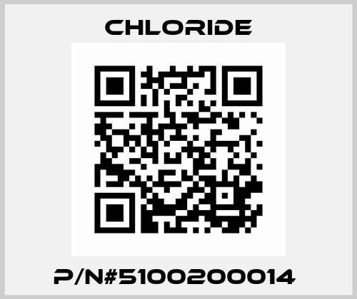 P/N#5100200014  Chloride