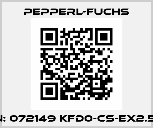 P/N: 072149 KFD0-CS-EX2.51P  Pepperl-Fuchs