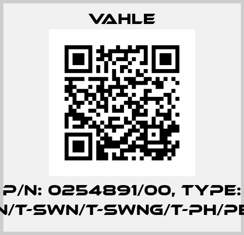 P/n: 0254891/00, Type: SK-SKN/T-SWN/T-SWNG/T-PH/PE/O-28 Vahle