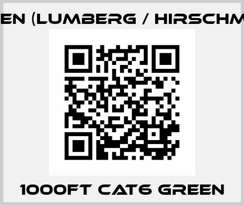 1000FT CAT6 GREEN Belden (Lumberg / Hirschmann)