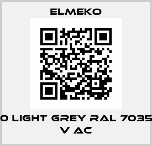 LV 400 light grey RAL 7035 - 230 V AC ELMEKO
