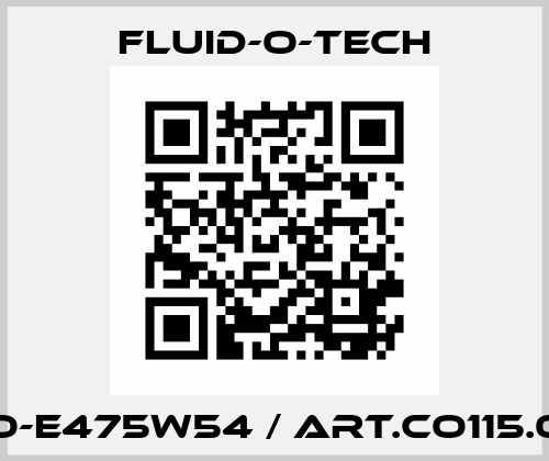 PO-E475W54 / Art.CO115.09 Fluid-O-Tech