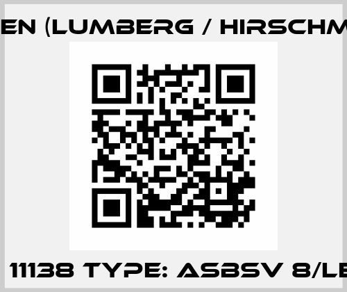 P/N: 11138 Type: ASBSV 8/LED 5 Lumberg (Belden)