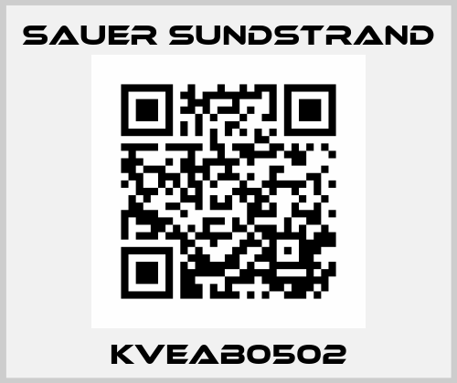 KVEAB0502 Sauer Sundstrand