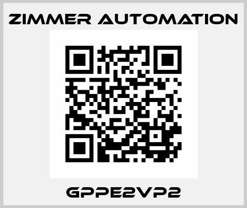 GPPE2VP2 Zimmer Automation
