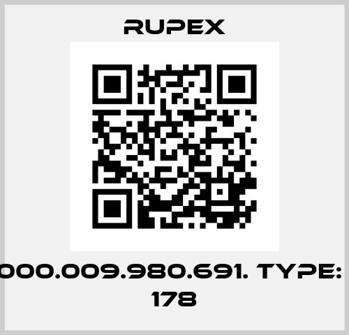 P/N: 000.009.980.691. Type: RWN 178 Rupex