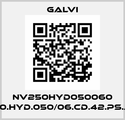 NV250HYD050060 (NV.250.HYD.050/06.CD.42.PS.AU.ZN) Galvi