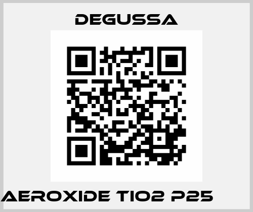 Aeroxide TiO2 P25        Degussa