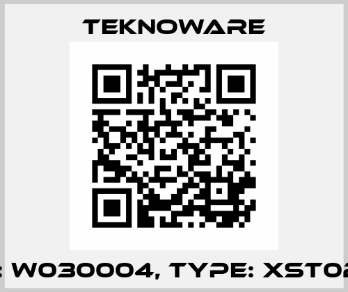 P/N: W030004, Type: XST0202 TEKNOWARE