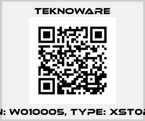 P/N: W010005, Type: XST0201 TEKNOWARE