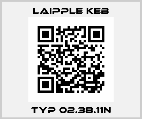 Typ 02.38.11N LAIPPLE KEB