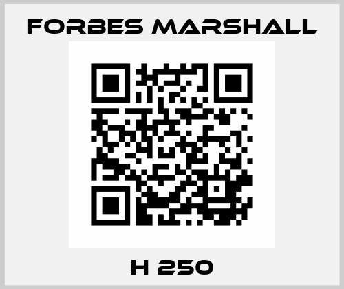 H 250 FORBES MARSHALL